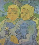 Vincent Van Gogh Two Children (nn04) oil